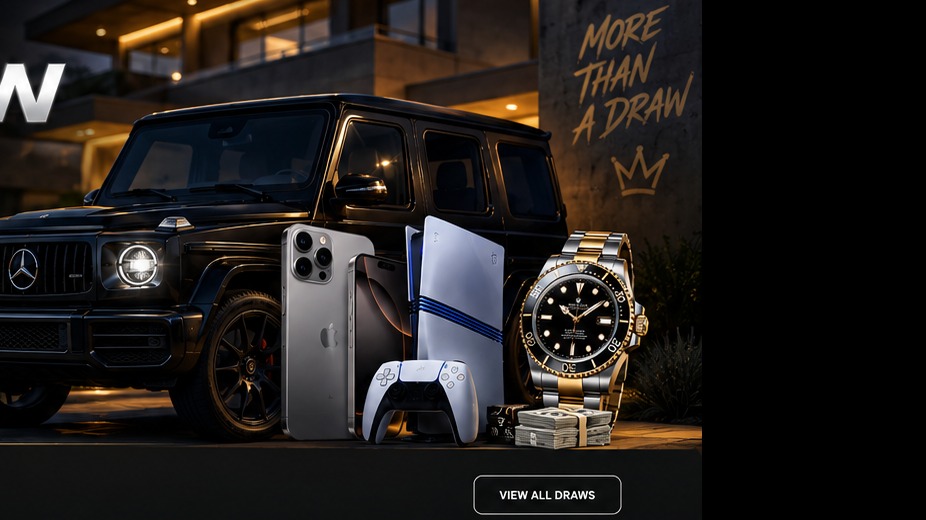 Luxury prizes including a Mercedes, phone, console and watch